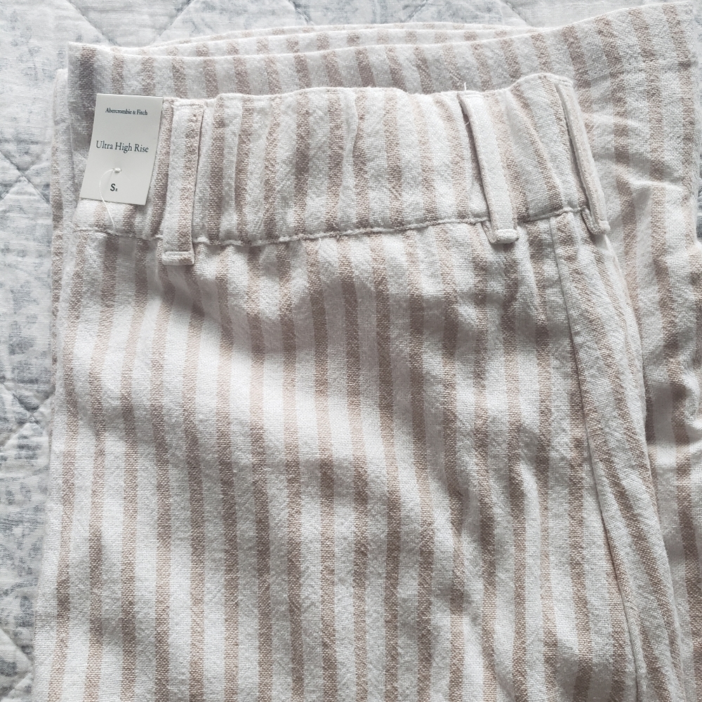 Ultra High Rise Linen Pants